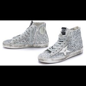 Golden goose fancy sneakers size 36 silver